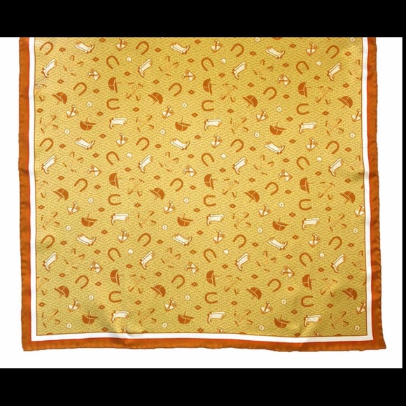 Stick & Ball  Exclusive Polo Silk Scarf NWT - Picture 1 of 13